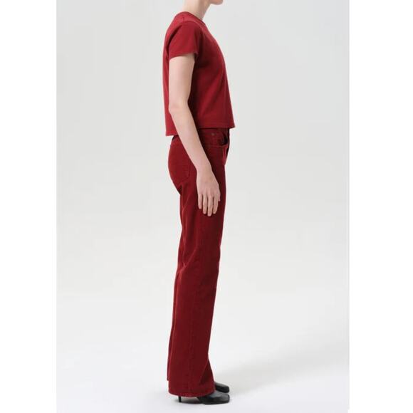 Agolde Brick Corduroy Mid Rise Kick Boot Jeans Size 27 - Picture 12 of 13